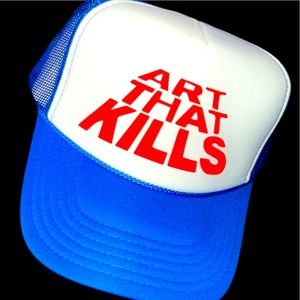Custom inspired Gallery “Arts That Kills” trucker hat